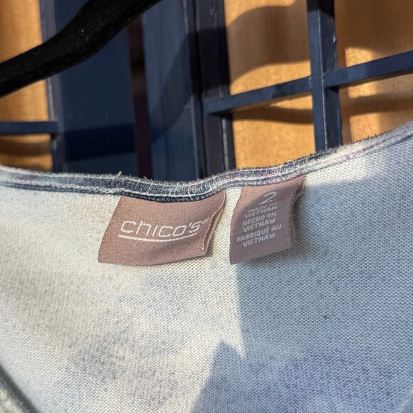 Chico’s Women’s Top Bundle Size 2 | Floral Stripe Abstract Prints Lot 6 items - Picture 5 of 13